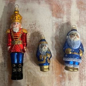 Vintage Krebs Santa’s and a Nutcraker
